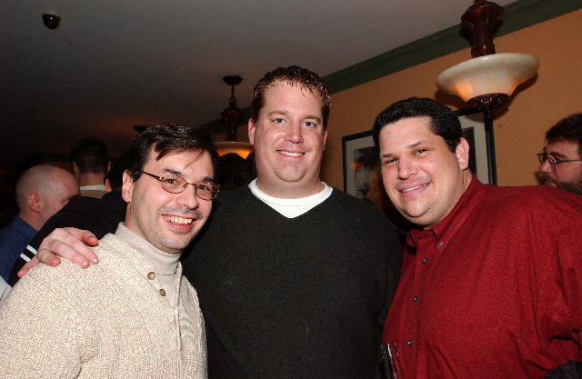 From left: Kevin Czerwinski, Mark Bowman and Mark Feinsand