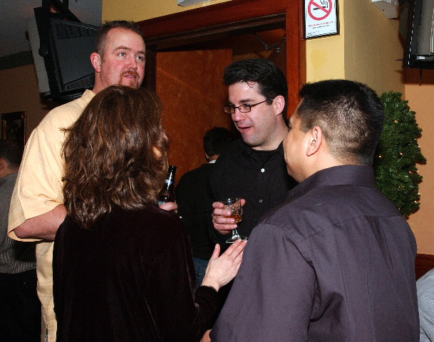 From left: Mychael Urban, unknown, Dinn Mann and Jesse Sanchez
